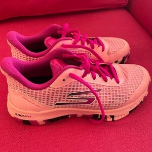 Skechers Women's Pink and Purple Athletic Shoes